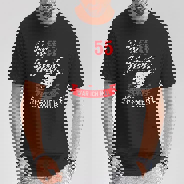 Vor 55 Jahren Der Schleftste Geburtstag Birthday T-Shirt Lustige Geschenke