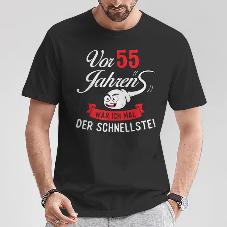 Vor 55 Jahren Der Schleftste Geburtstag Birthday T-Shirt Lustige Geschenke