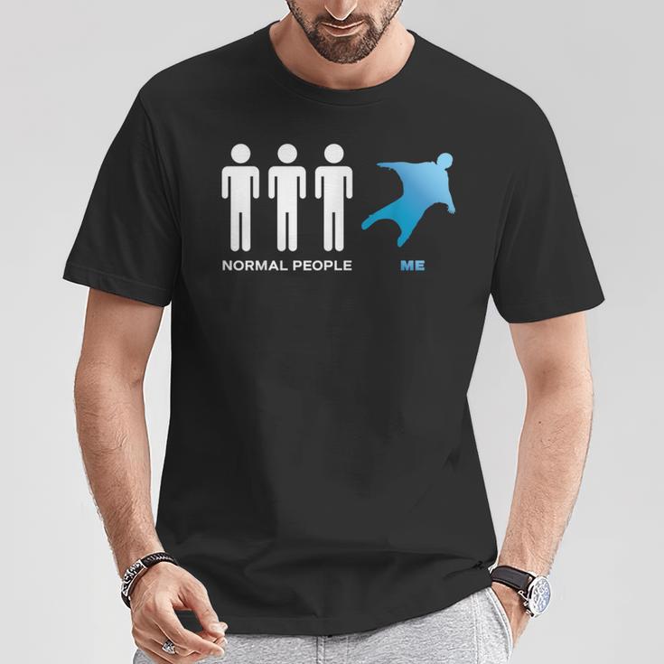 Wingsuit Flying Parachutist Parachuting For A Skydiver T-Shirt Unique Gifts