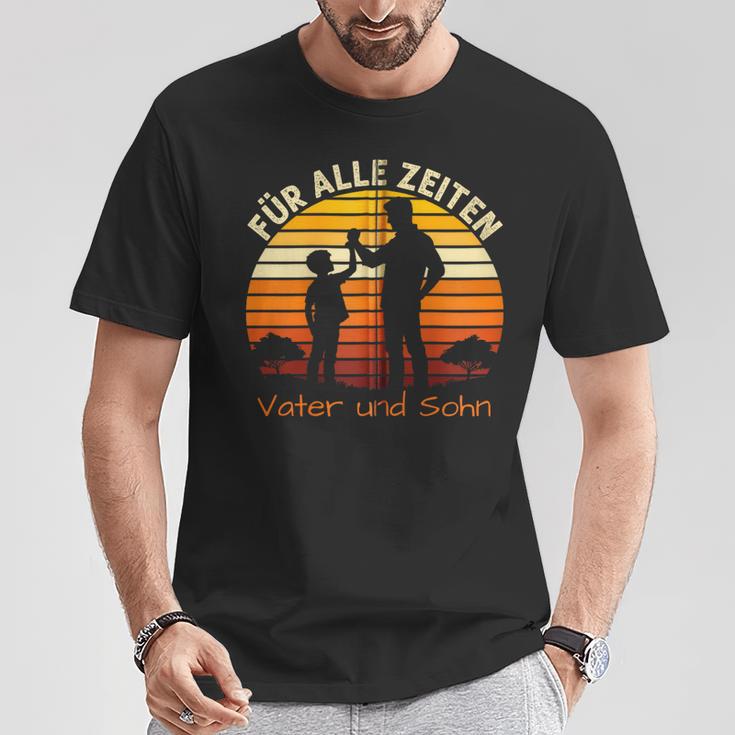 Für Alle Zeitenater & Sohn Papa Und Sohnatertag Geschenk Kapuzenjacke T-Shirt Lustige Geschenke