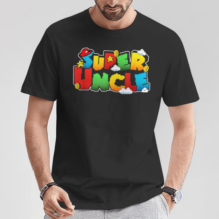 Gamer Super Uncle Family Matching Game Super Uncle Superhero T-Shirt Personalized Gifts