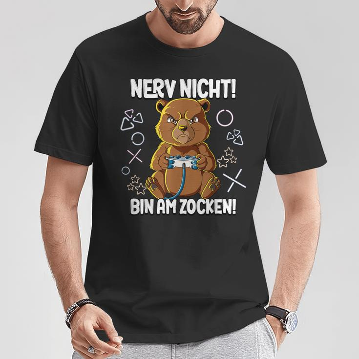 With Gaming Nerv Nicht Bin Am Zocken T-Shirt Lustige Geschenke