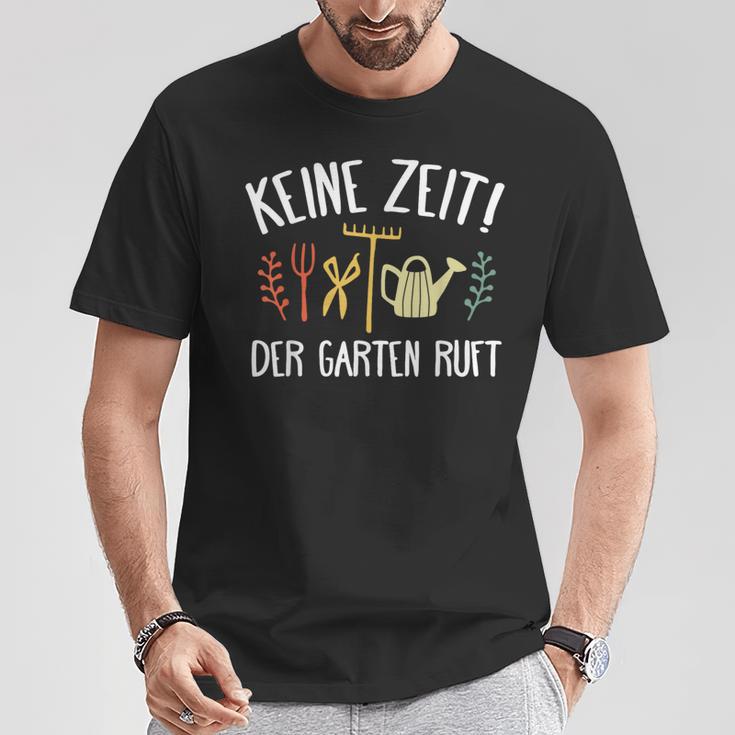 Gardener No Time The Garden Callsintage T-Shirt Lustige Geschenke