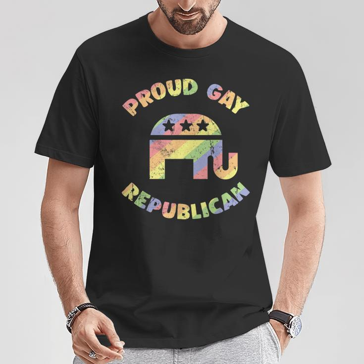 Gay Republican Lgbtq Rainbow T-Shirt Unique Gifts