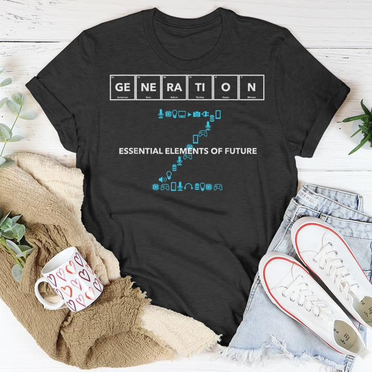Generation Z Gen Z Essential Elements Of Future T-Shirt Unique Gifts
