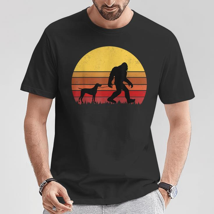 German Shorthaired Pointer Retro Dog T-Shirt Unique Gifts