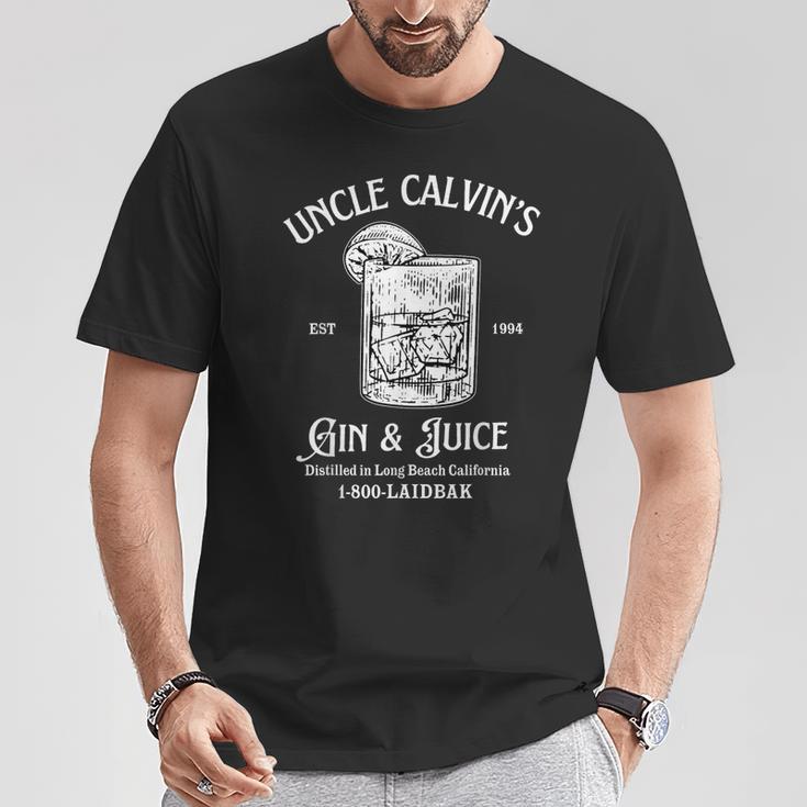 Gin And Juice Est 1994 Distilled In Long Beach California T-Shirt Unique Gifts