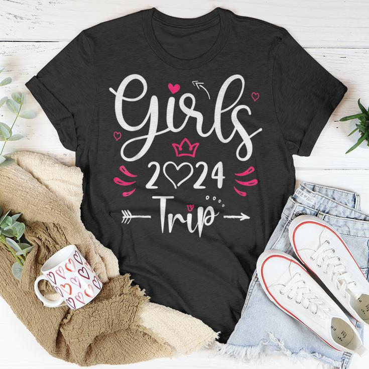 Girls Trip 2024 Weekend Hello Summer 2024 Vacation T-Shirt Funny Gifts
