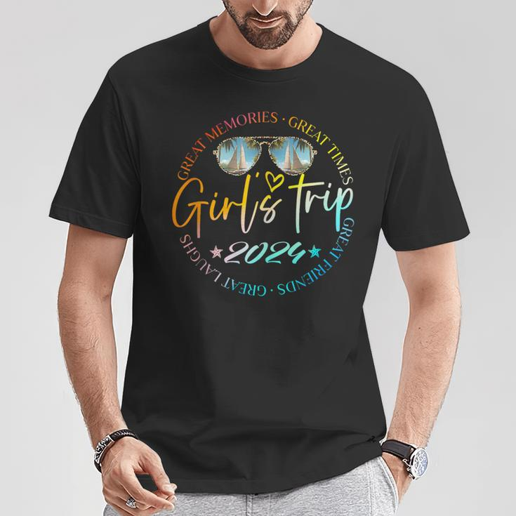 Girls Trip 2024 Girls Weekend 2024 For Summer Vacation T-Shirt Personalized Gifts
