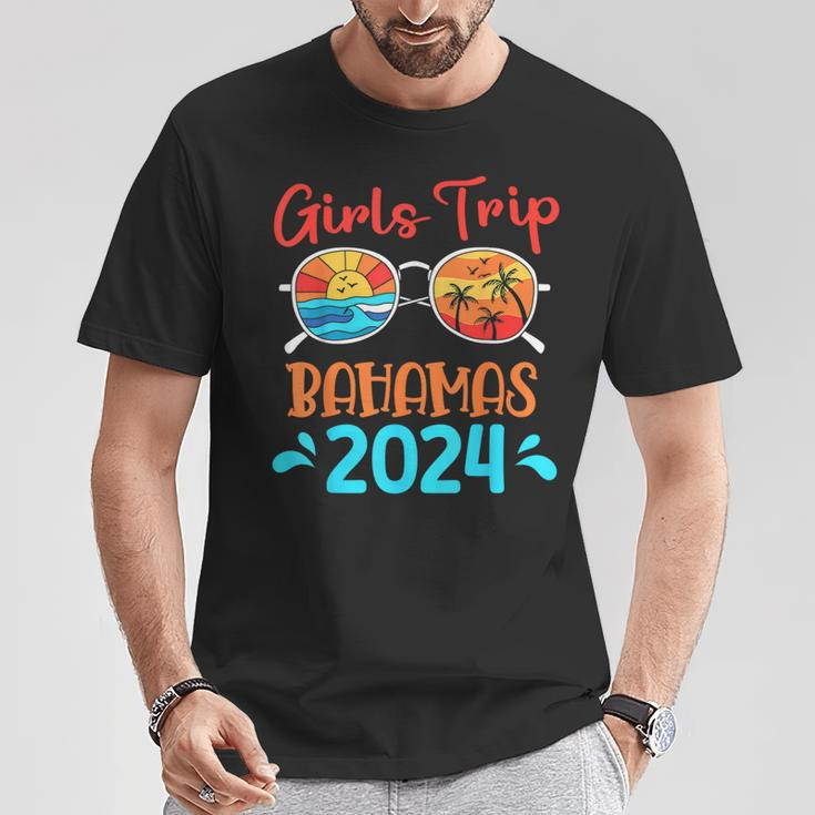 Girls Trip Bahamas 2024 Summer Vacation Beach Matching T-Shirt Funny Gifts