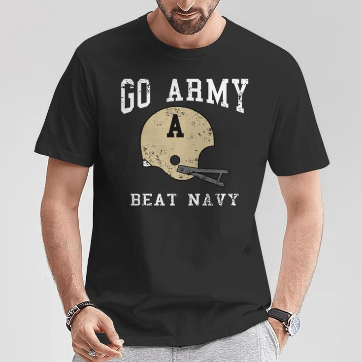 Go Army Beat Navy America's Game Vintage Football Helmet T-Shirt Unique Gifts
