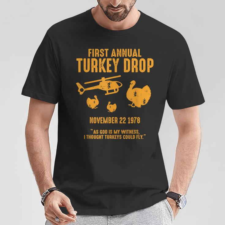As God Is My Witness I Thought Turkeys Could Fly T-Shirt Unique Gifts