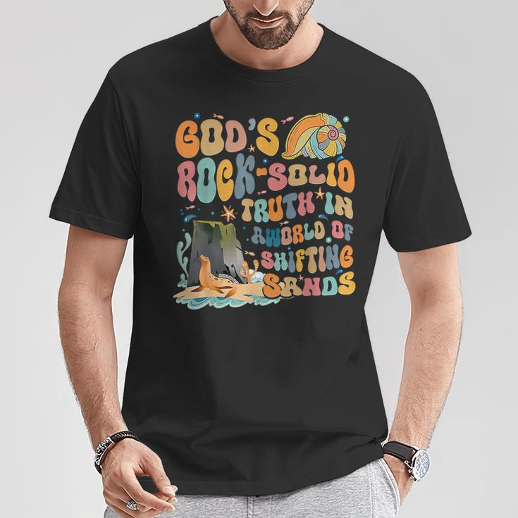God's Rock Solid Breaker Rock Beach Vbs 2024 Christian T-Shirt Funny Gifts