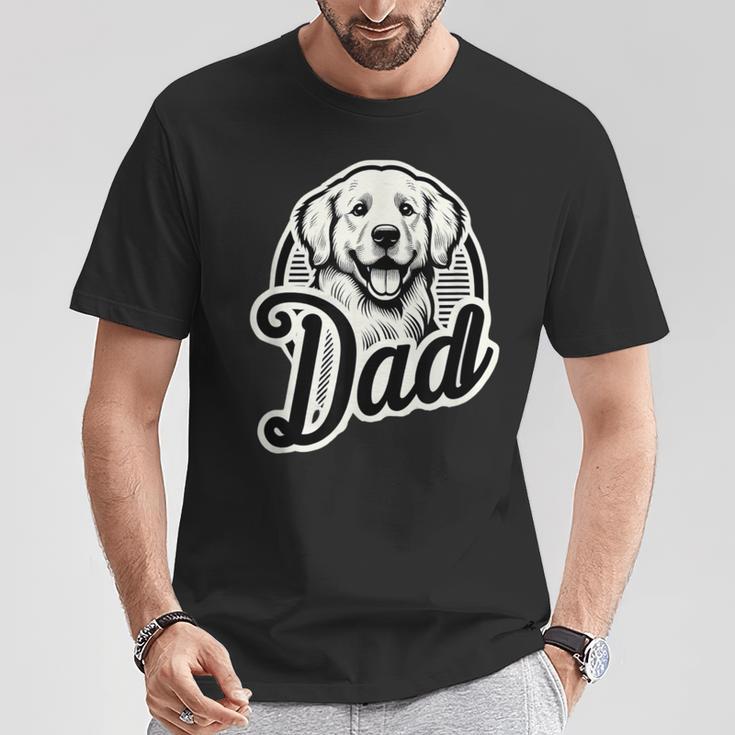 Golden Retriever Papa T-Shirt Lustige Geschenke