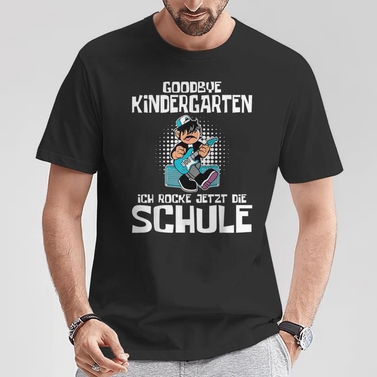 Goodbye Kindergarten Ich Rocke Jetzt Die Schule Schulkind T-Shirt Lustige Geschenke