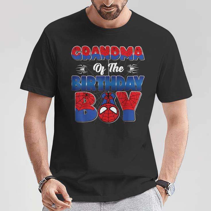 Grandma Of The Birthday Boy Spider Family Matching T-Shirt Unique Gifts