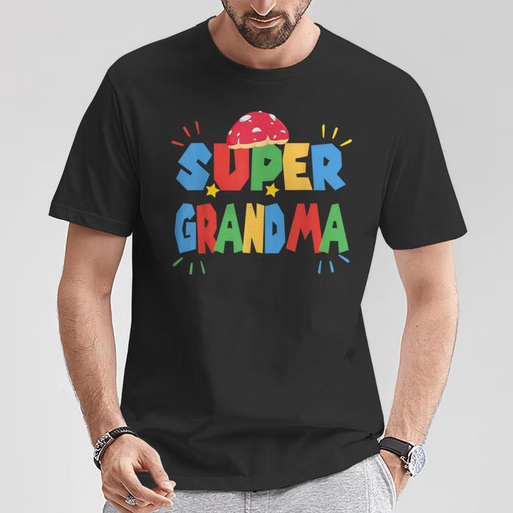 Grandma Gamer Super Gaming Matching T-Shirt Unique Gifts