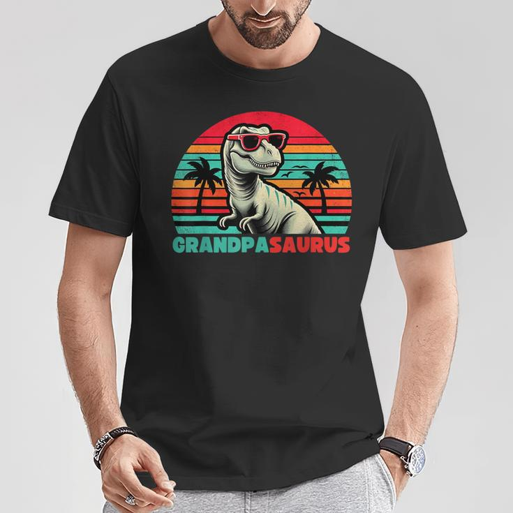 GrandpasaurusRex Opa Saurus Dinosaurier Familie T-Shirt Lustige Geschenke