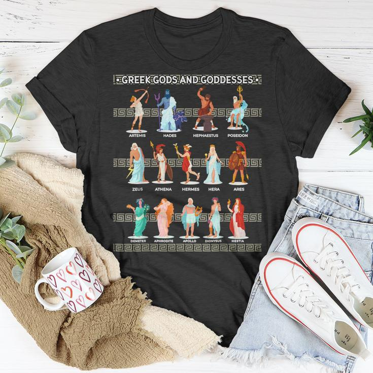 Greek History Gods And Goddesses Ancient Legends T-Shirt Unique Gifts