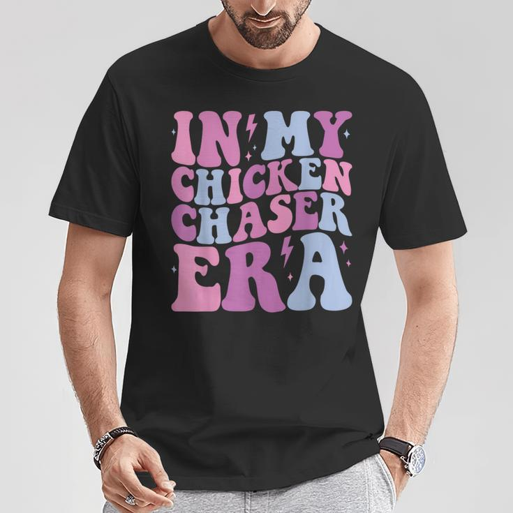 Groovy In My Chicken Chaser Era Chicken Chaser Retro T-Shirt Unique Gifts