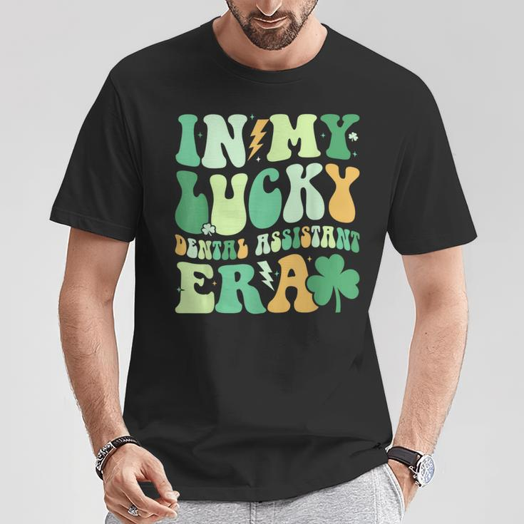 Groovy In My Lucky Dental Assistant Era St Patrick's Day T-Shirt Unique Gifts