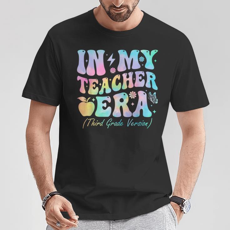 Groovy In My Teacher Era Third Grade Version 3Rd Grade T-Shirt Unique Gifts