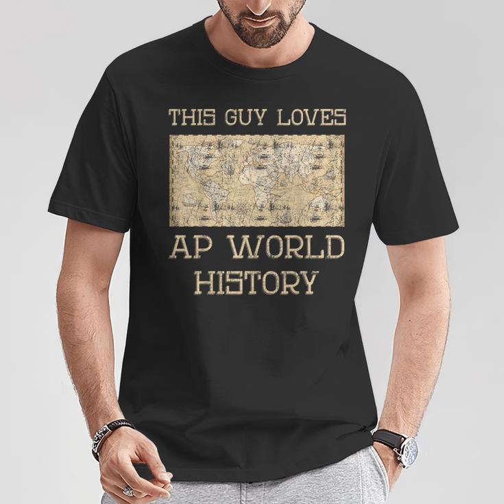 This Guy Loves Ap World History Vintage T-Shirt Unique Gifts