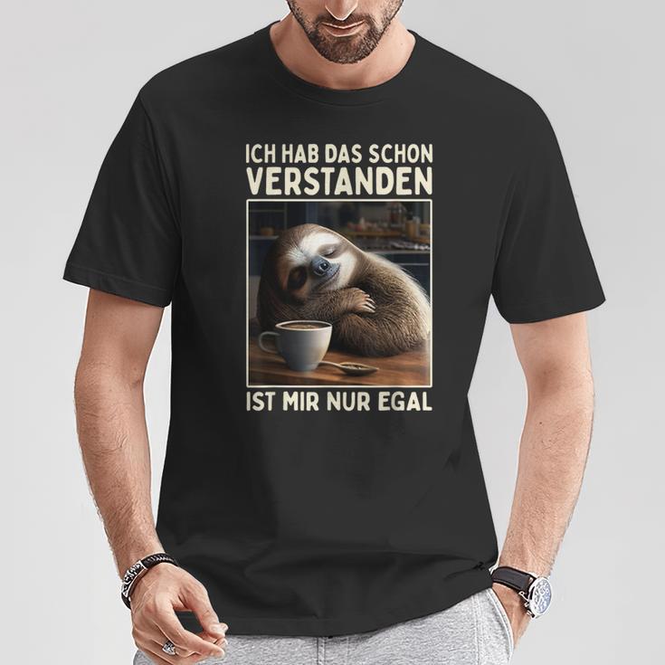 Hab Das Schonerstanden Ist Mir Nur Egal Süßes Slotier T-Shirt Lustige Geschenke