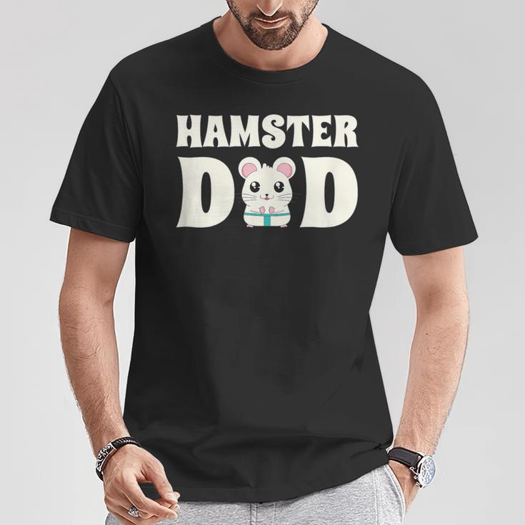 Hamster Dad Papa Hamster Owner Karate T-Shirt Lustige Geschenke