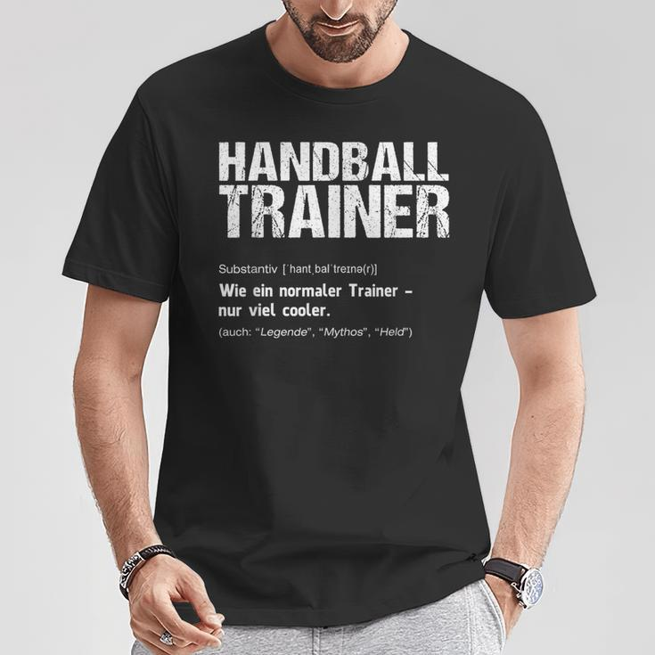 Handball Trainer Handball Trainer T-Shirt Lustige Geschenke
