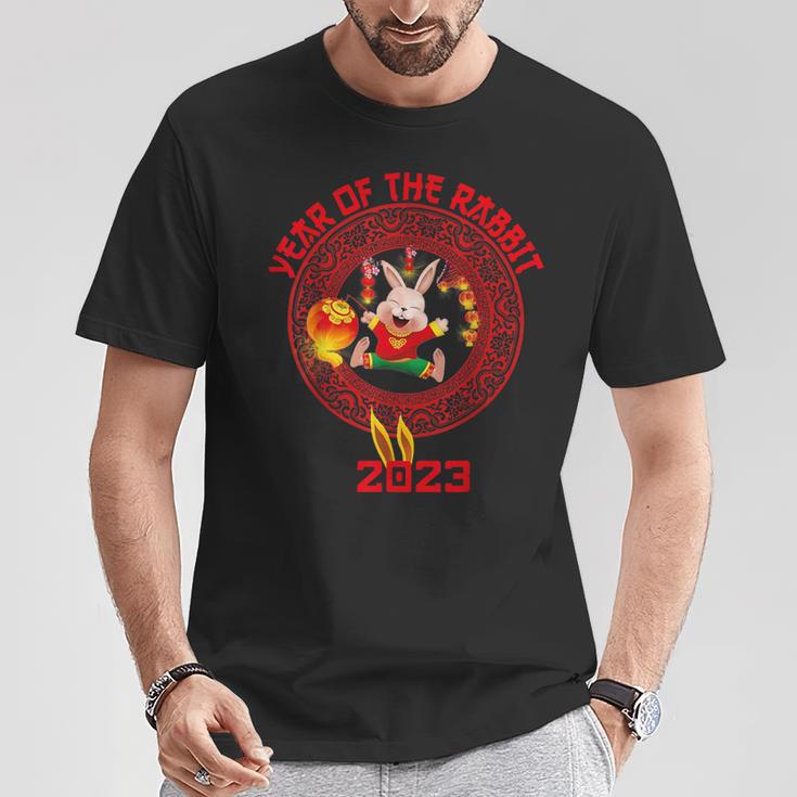 Happy Lunar New Year 2023 Cute Chinese Rabbit Decorations T-Shirt Unique Gifts