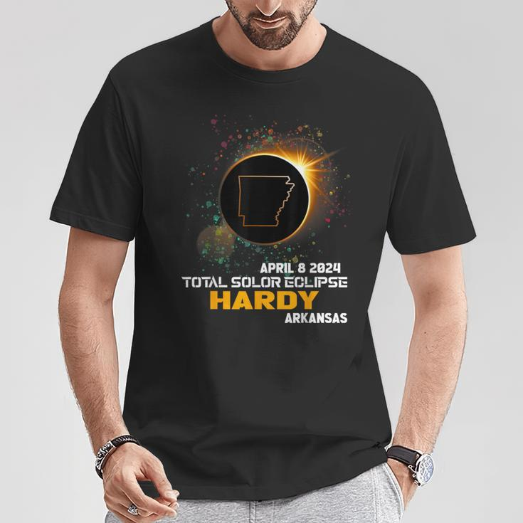 Hardy Arkansas Total Solar Eclipse 2024 T-Shirt Unique Gifts