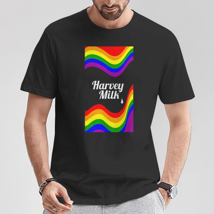 Harvey Milk Love Is Love Gay Pride Love Is Love T-Shirt Unique Gifts