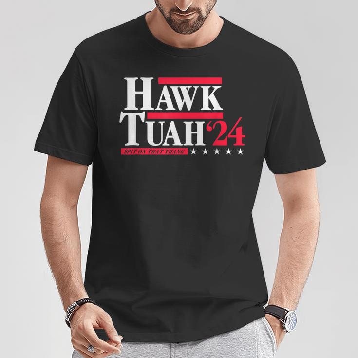 Hawk Tuah 24 Spit On That Thang Election T-Shirt Unique Gifts