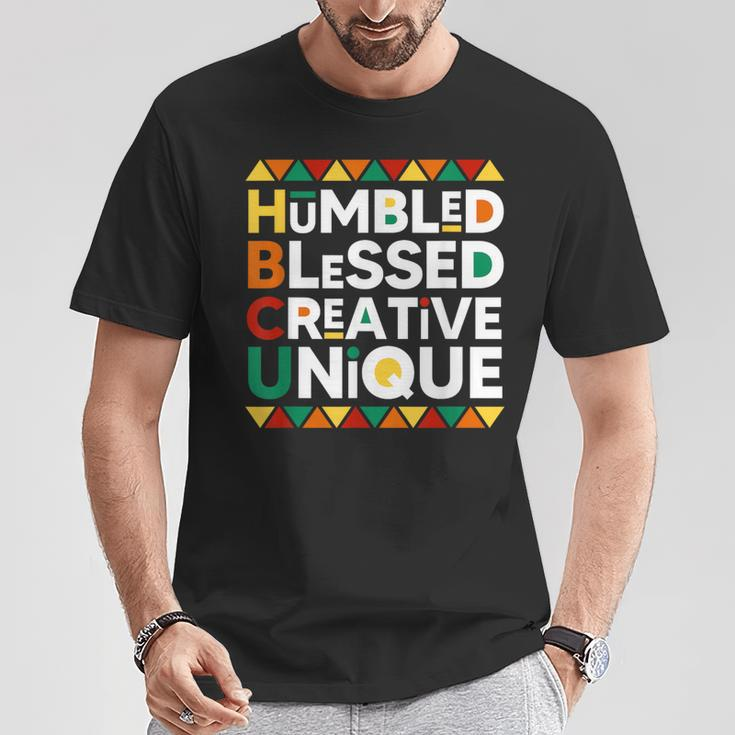 Hbcu Humbled Blessed Creative Unique Historical Black T-Shirt Funny Gifts