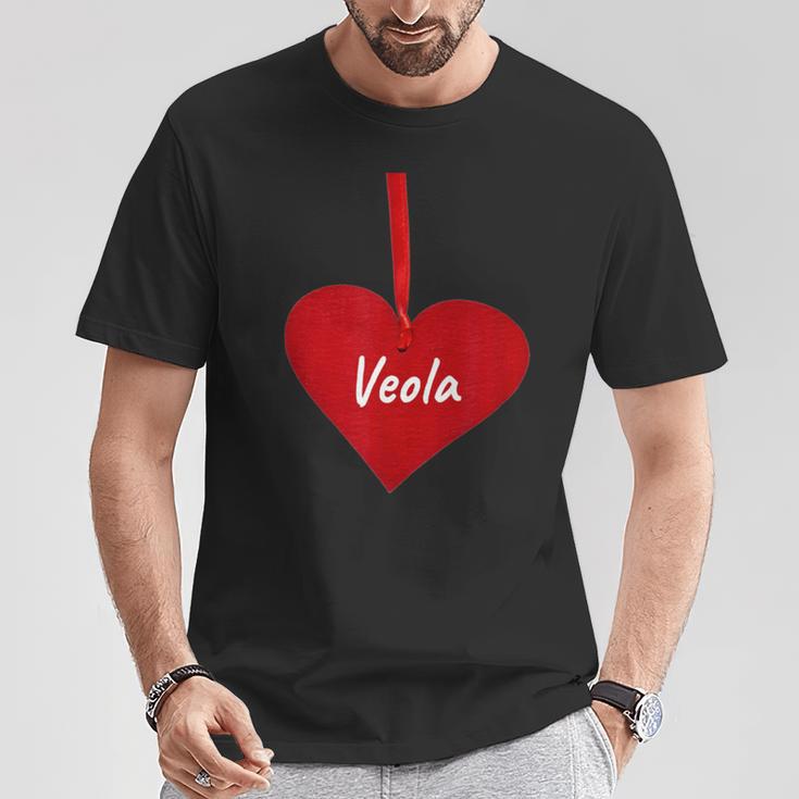 Hearteola – I Loveeola Personalisiertes Geschenk T-Shirt Lustige Geschenke