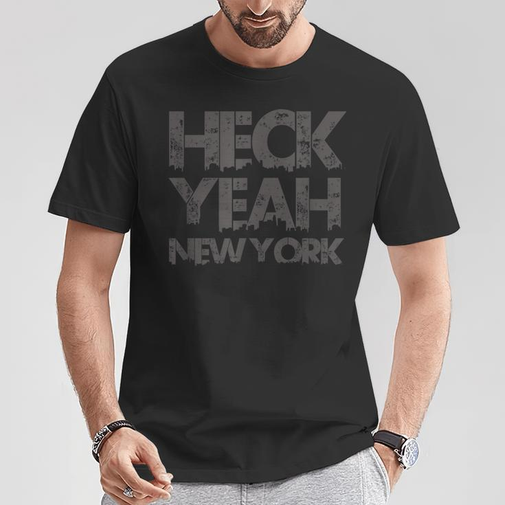 Heck Yeah New York Nyc Pride City T-Shirt Unique Gifts