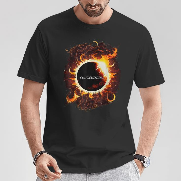 Hello Darkness My Old Friend Pink Solar Eclipse April T-Shirt Unique Gifts