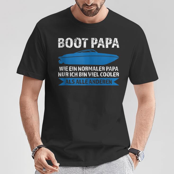 Herren Boot Papaiel Cooler Boot Papa Segeln T-Shirt Lustige Geschenke