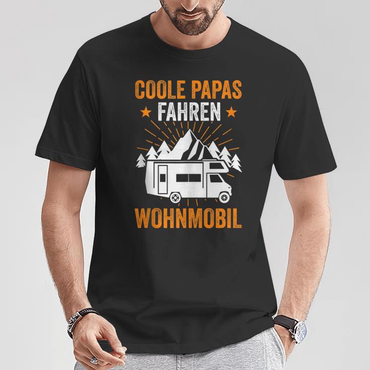 Herren Camping Papaateratertag Wohnwagen Wohnmobil Camper T-Shirt Lustige Geschenke