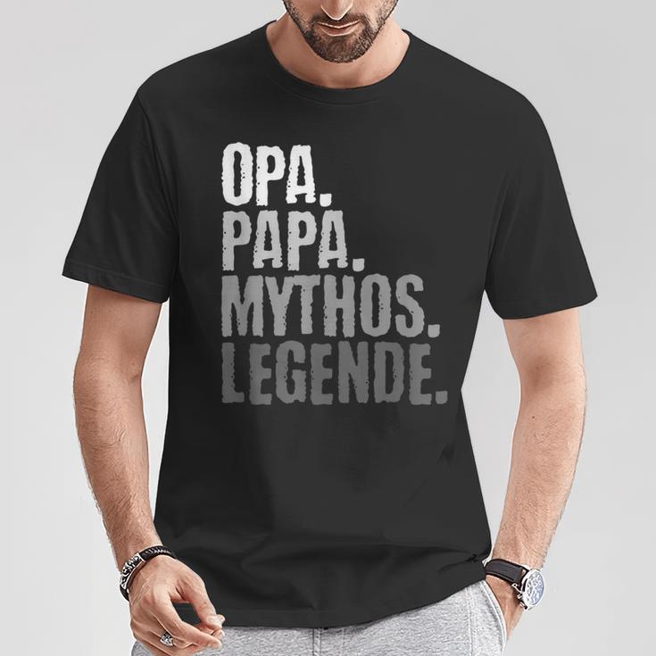 Herren Opa Und Papa Großvateratertag T-Shirt Lustige Geschenke