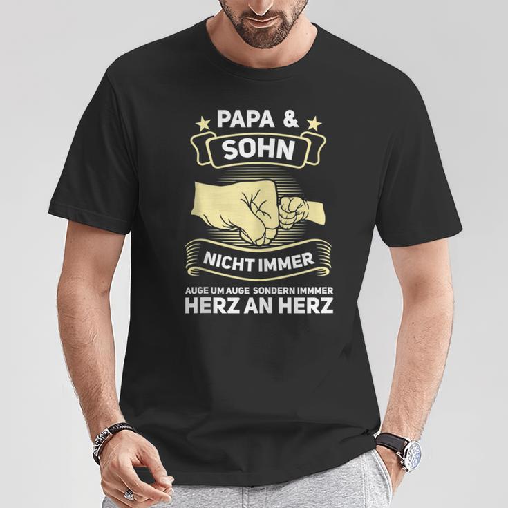 Herren Papa Sohn Familie T-Shirt Lustige Geschenke