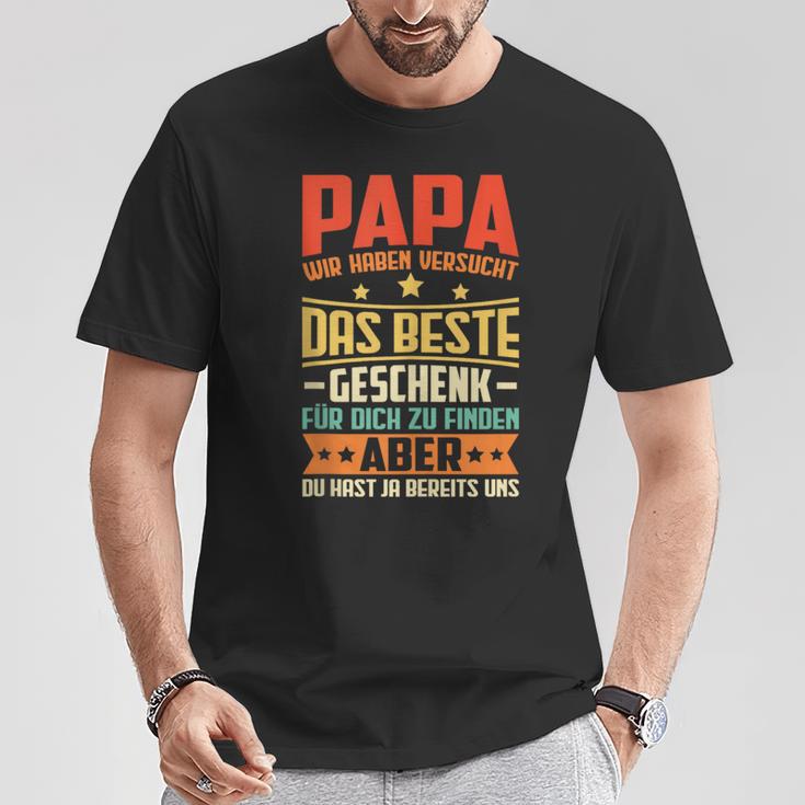 Herren Papa Undater Geschenk Lustiger Spruch Herrenatertag T-Shirt Lustige Geschenke