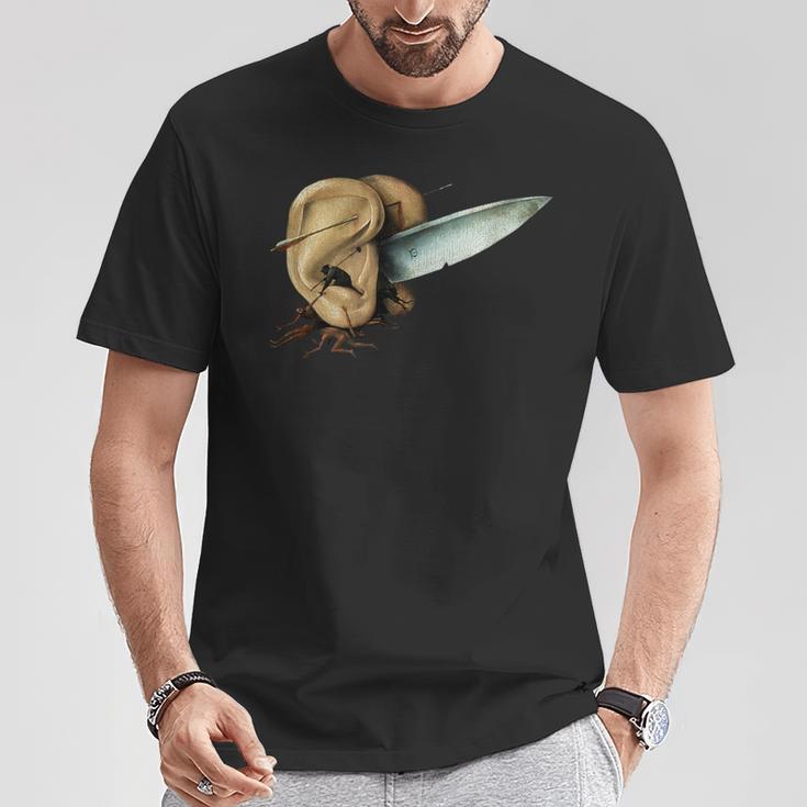 Hieronymus Bosch The Garden Der Erdic Freuden Hölle Black T-Shirt Lustige Geschenke