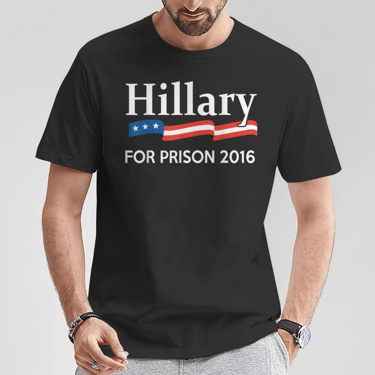 Hillary For Prison 2016 T-Shirt Unique Gifts