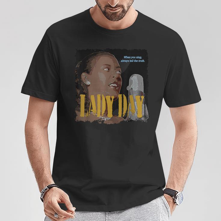 Holiday Jazz Wisdom Vocalist Singer Musician T-Shirt Unique Gifts