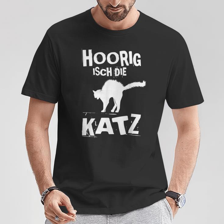 Hoorig Isch Die Katz Fasnet T-Shirt Lustige Geschenke