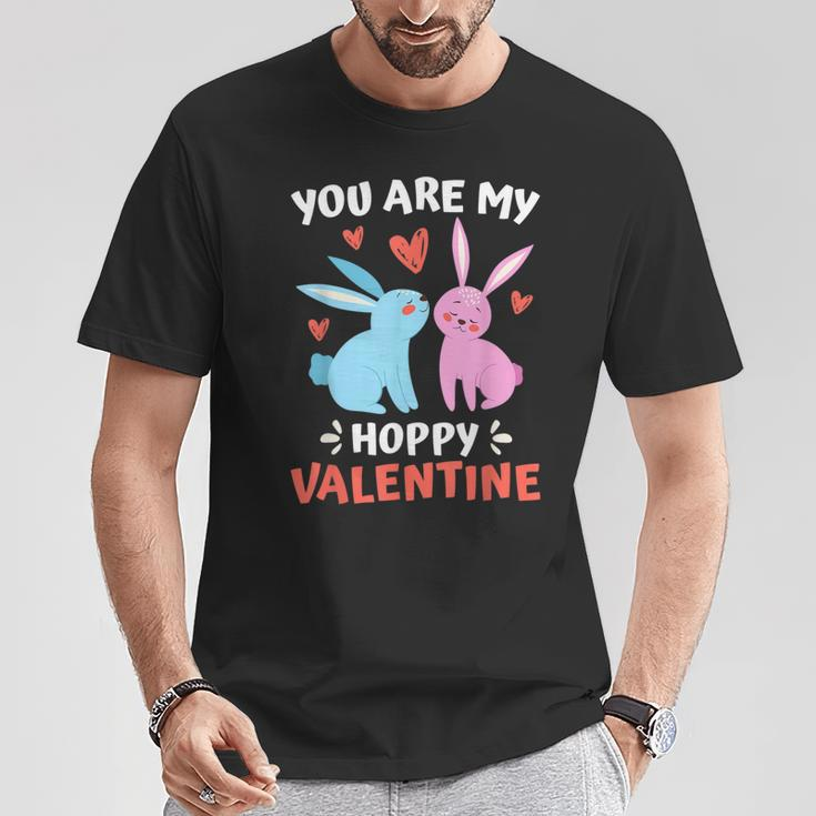 Hoppel Rabbit Ich Liebe Mein Hasen Valentine's Day T-Shirt Lustige Geschenke