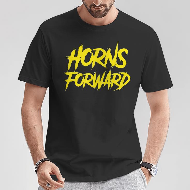 Horns Forward Brahmas San Antonio Football Tailgate T-Shirt Unique Gifts