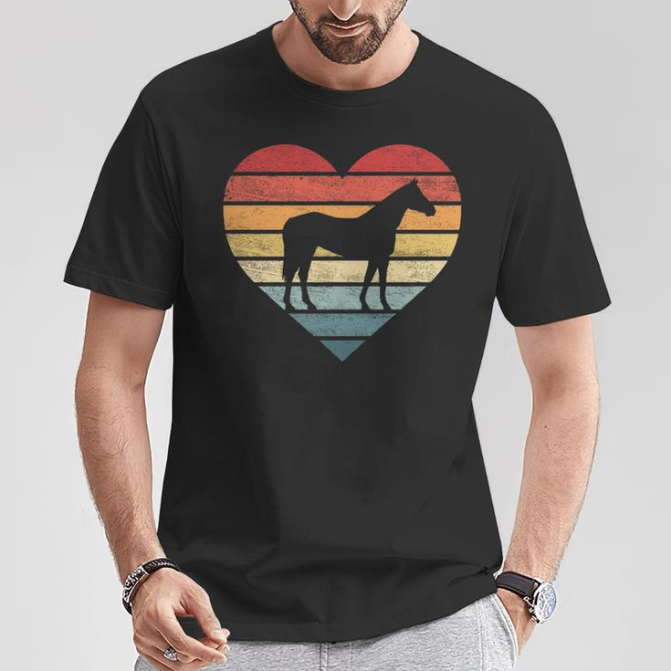 Horse Lover Horseback Riding Equestrian Retro Vintage T-Shirt Unique Gifts